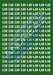 Cenówki kaucyjne zielone  3,50 i 4,50